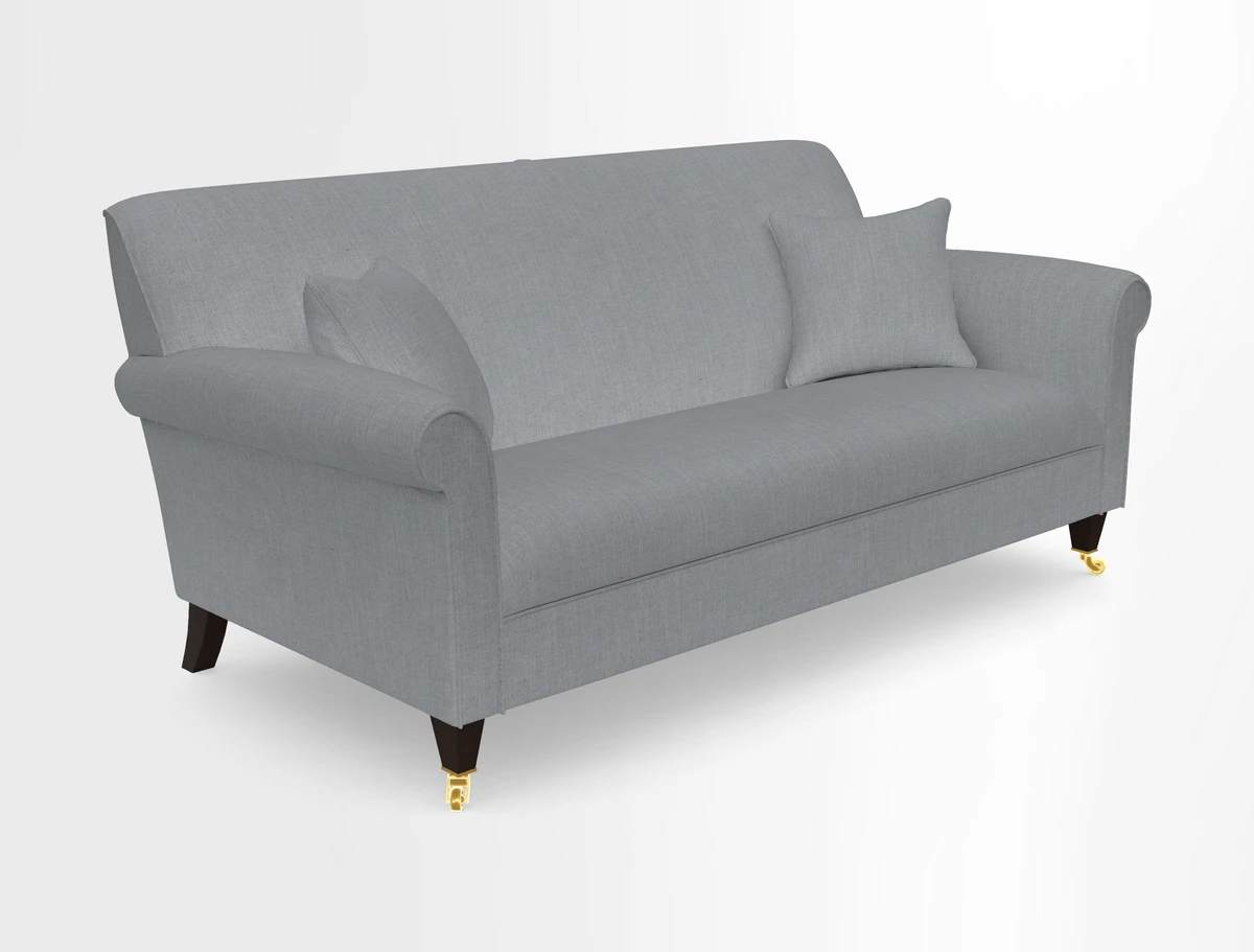 Petworth 3 Seater Sofa in Mulberry Flying Ducks
