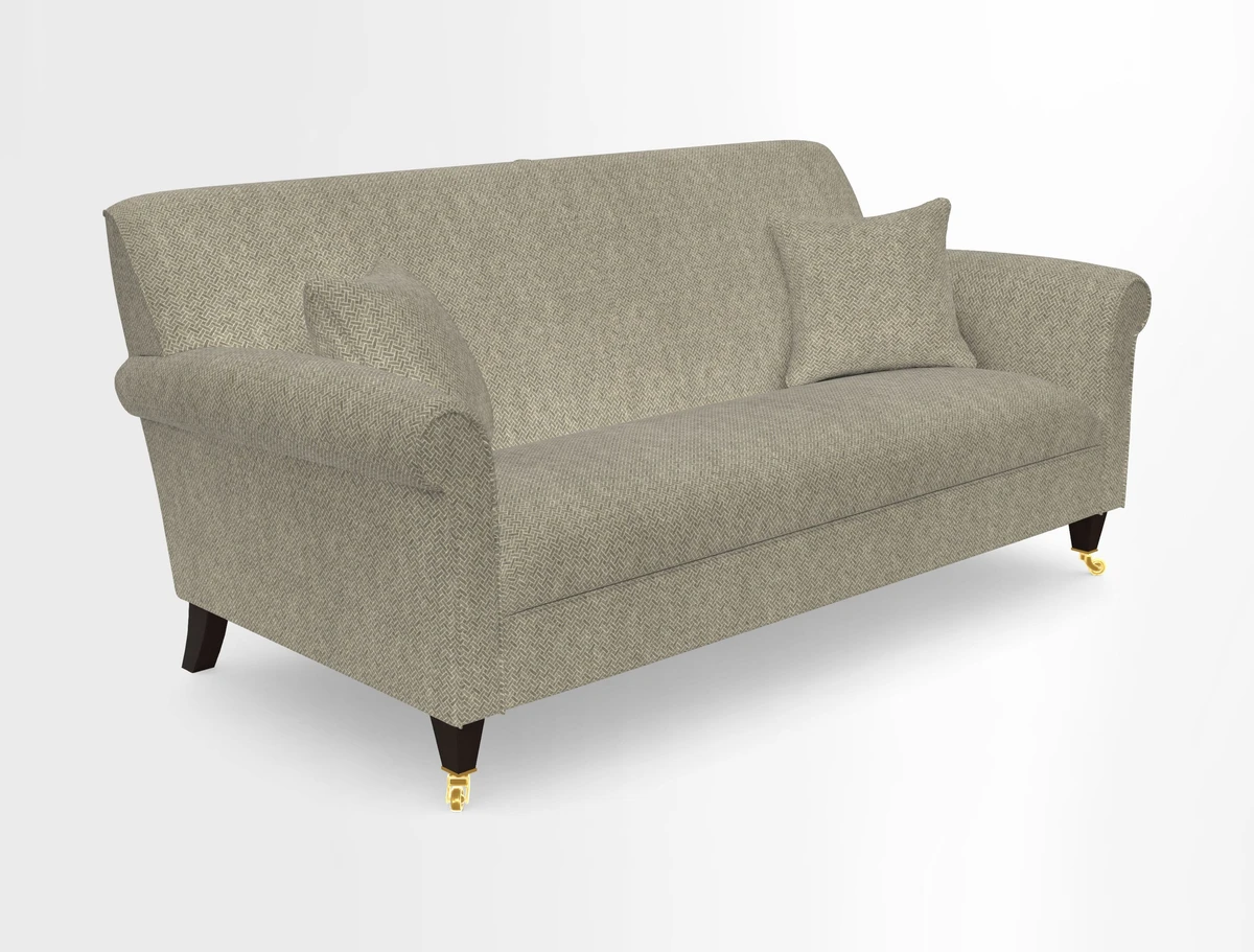 Petworth 3 Seater Sofa in Mulberry Flying Ducks