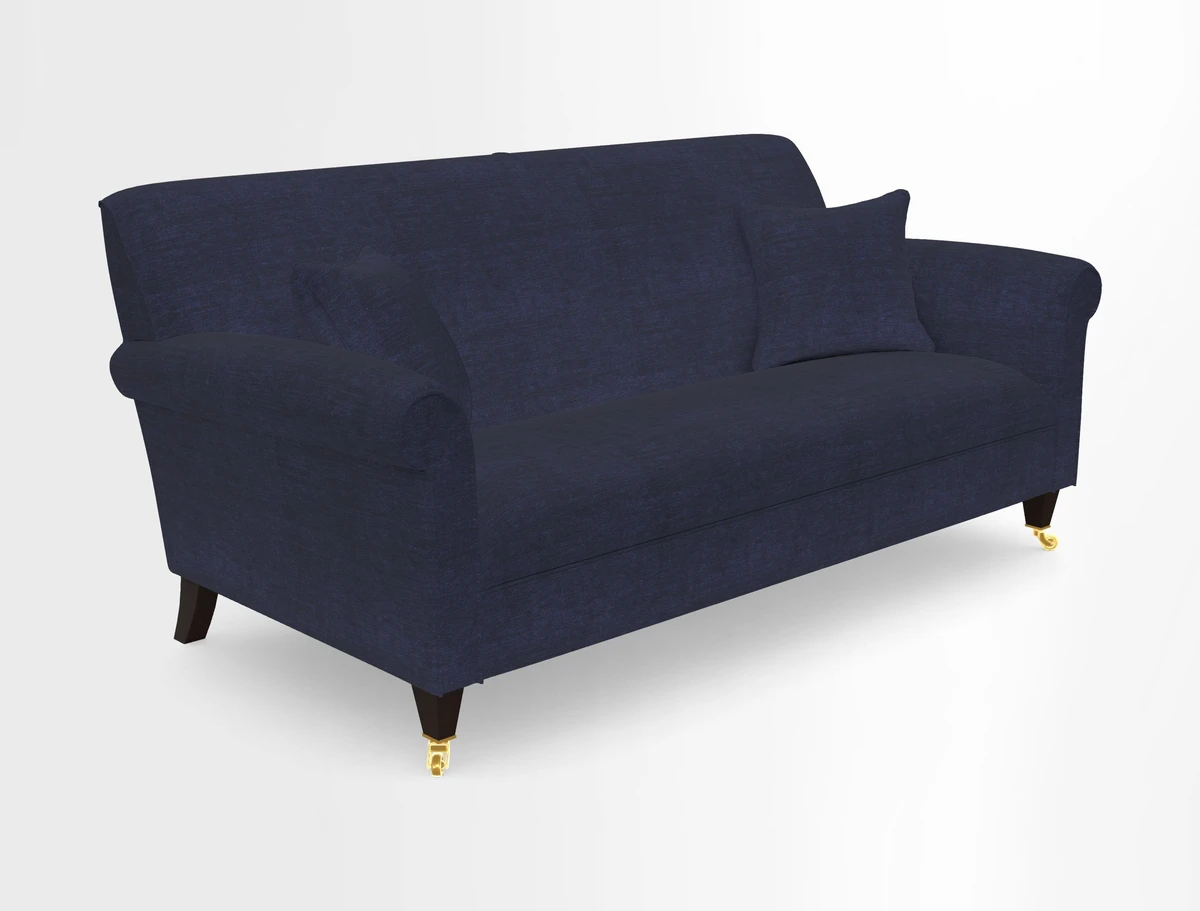 Petworth 3 Seater Sofa in Mulberry Flying Ducks