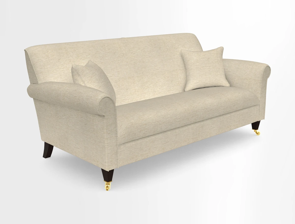 Petworth 3 Seater Sofa in Mulberry Flying Ducks