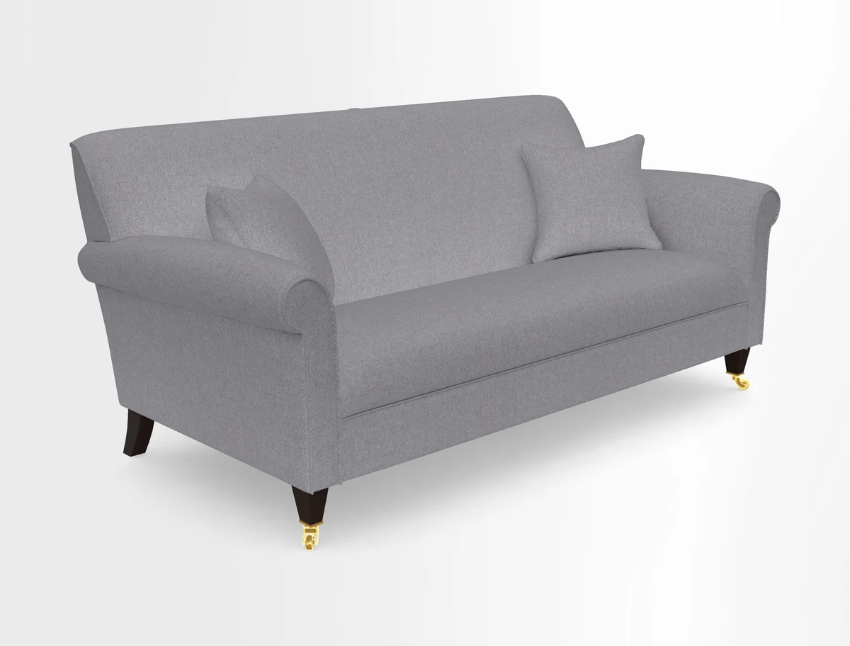 Petworth 3 Seater Sofa in Mulberry Flying Ducks
