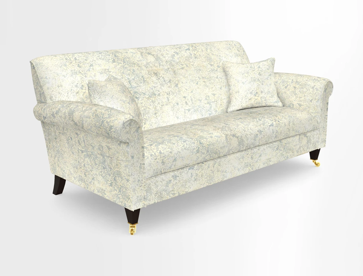 Petworth 3 Seater Sofa in Mulberry Flying Ducks