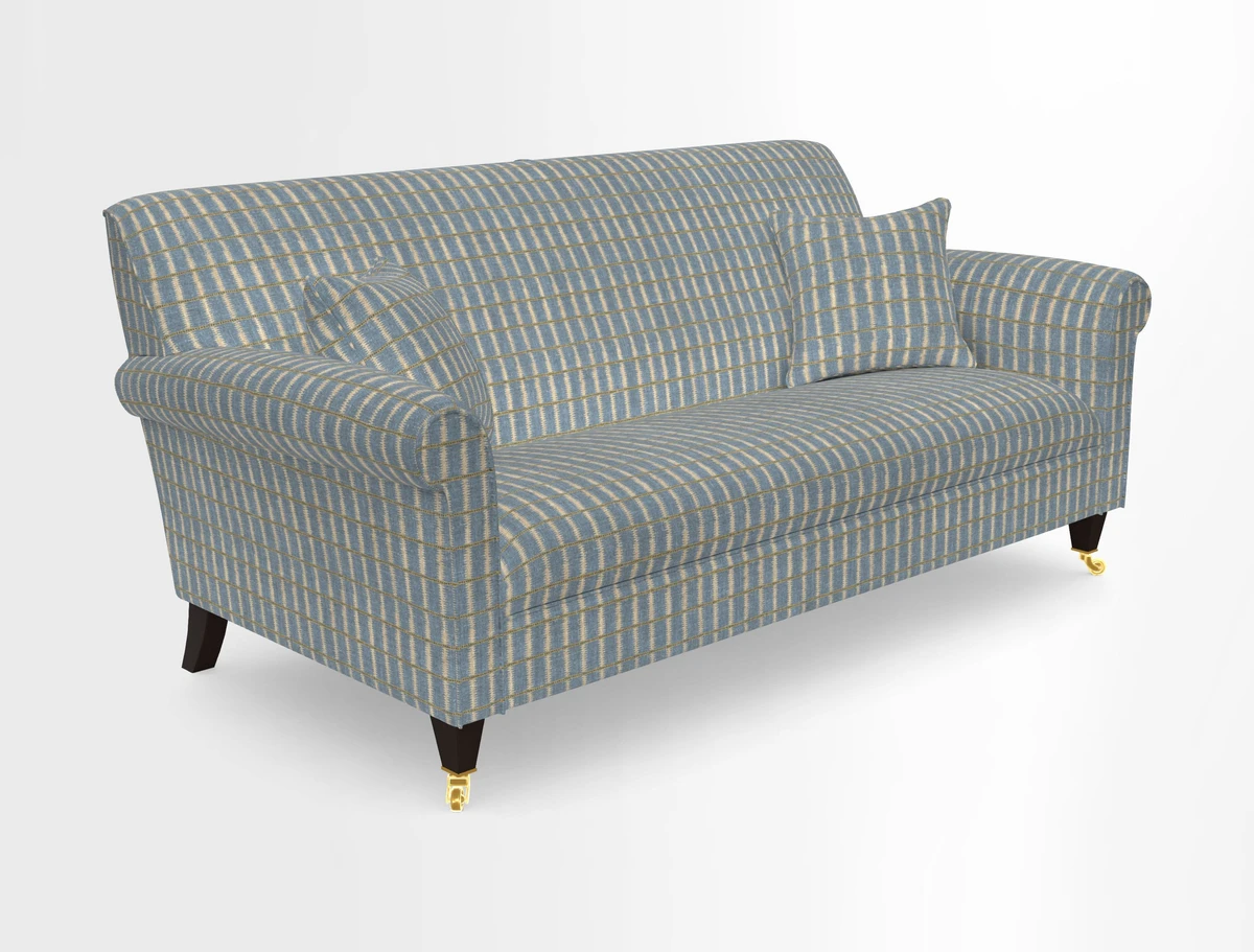 Petworth 3 Seater Sofa in Mulberry Flying Ducks