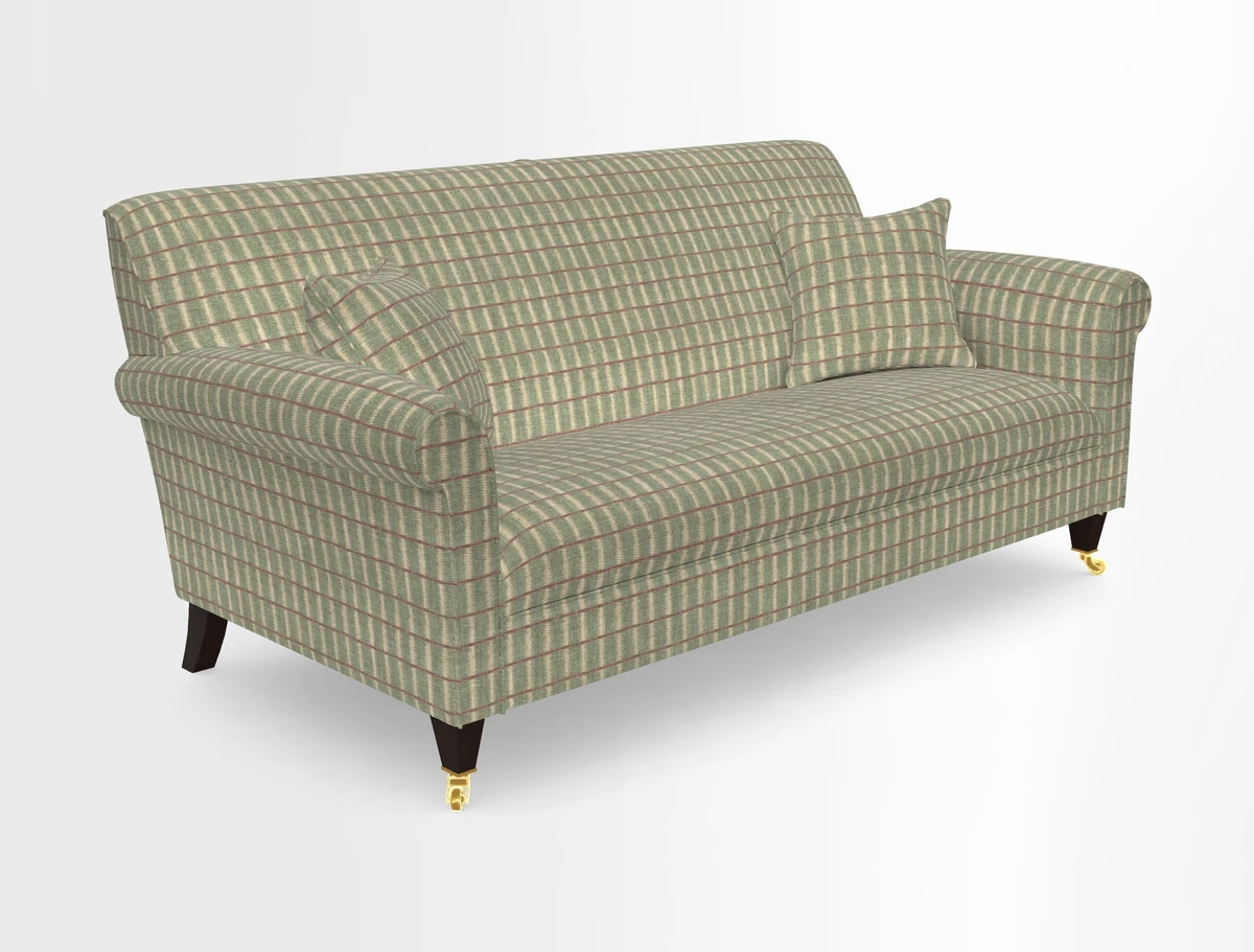 Petworth 3 Seater Sofa in Mulberry Flying Ducks