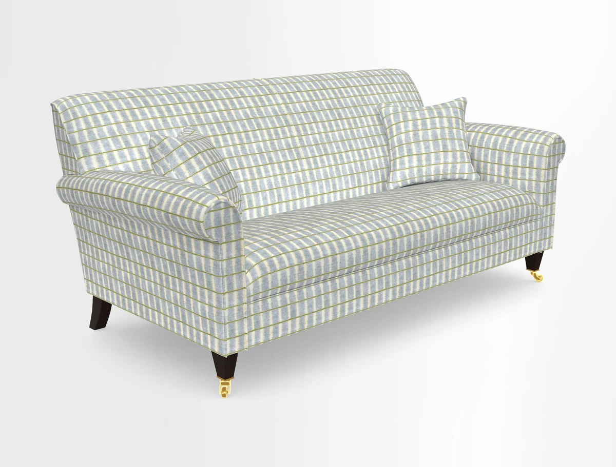 Petworth 3 Seater Sofa in Mulberry Flying Ducks