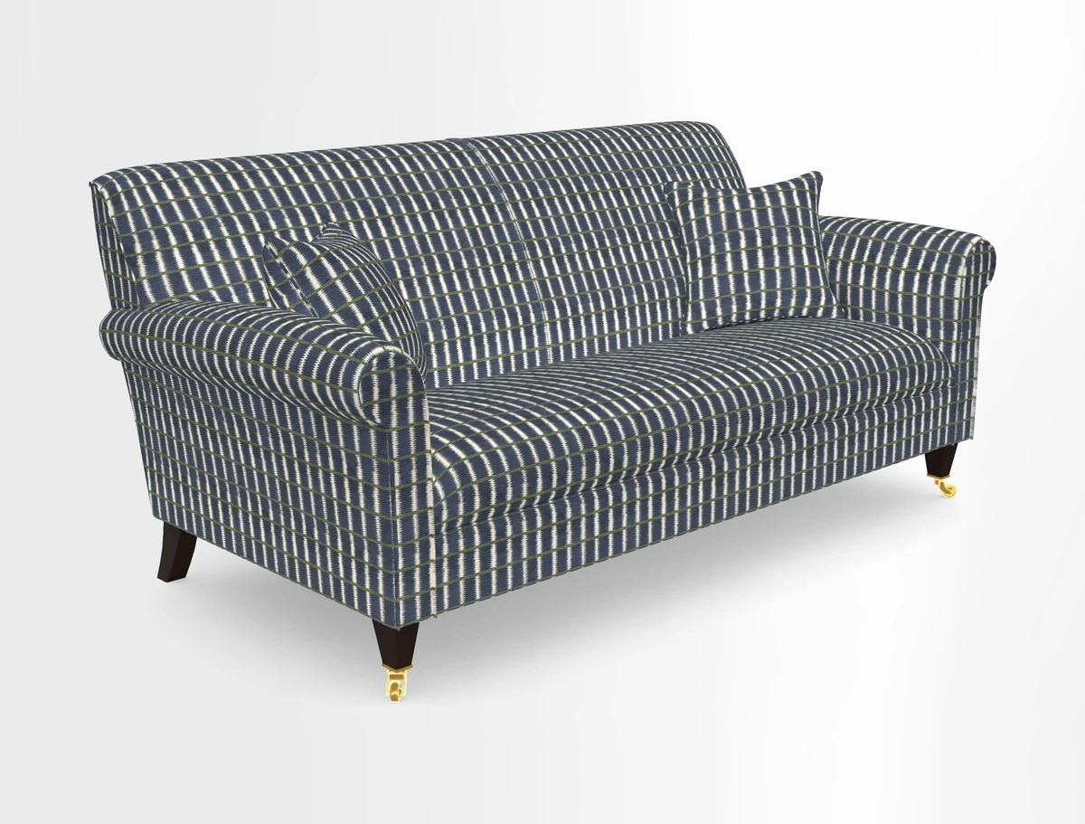 Petworth 3 Seater Sofa in Mulberry Flying Ducks