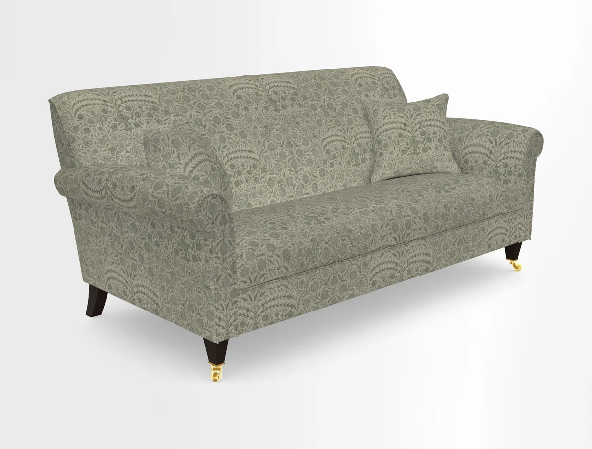 Petworth 3 Seater Sofa in Mulberry Flying Ducks