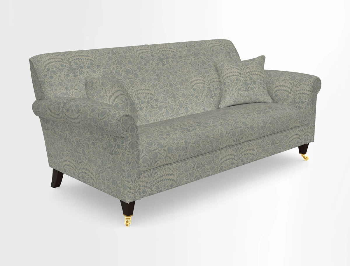 Petworth 3 Seater Sofa in Mulberry Flying Ducks