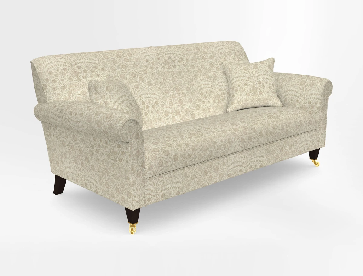 Petworth 3 Seater Sofa in Mulberry Flying Ducks