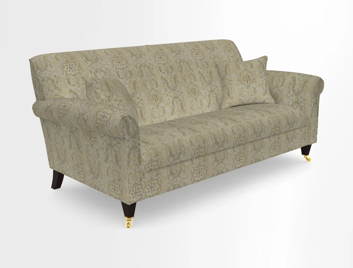 Petworth 3 Seater Sofa in Mulberry Flying Ducks