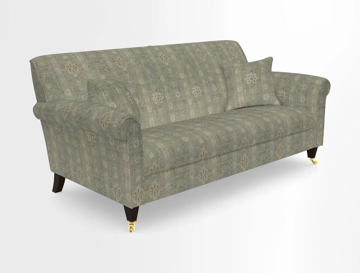 Petworth 3 Seater Sofa in Mulberry Flying Ducks