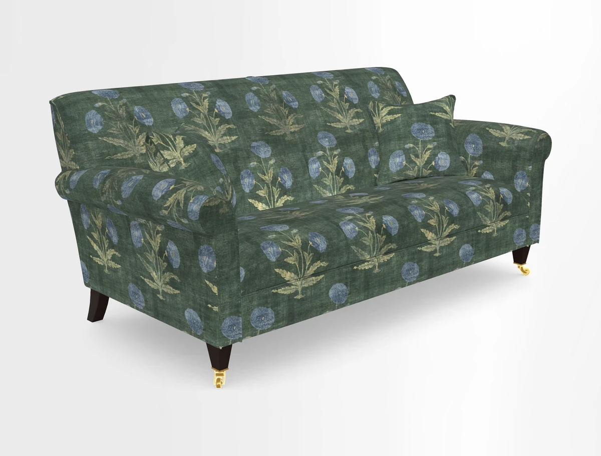 Petworth 3 Seater Sofa in Mulberry Flying Ducks