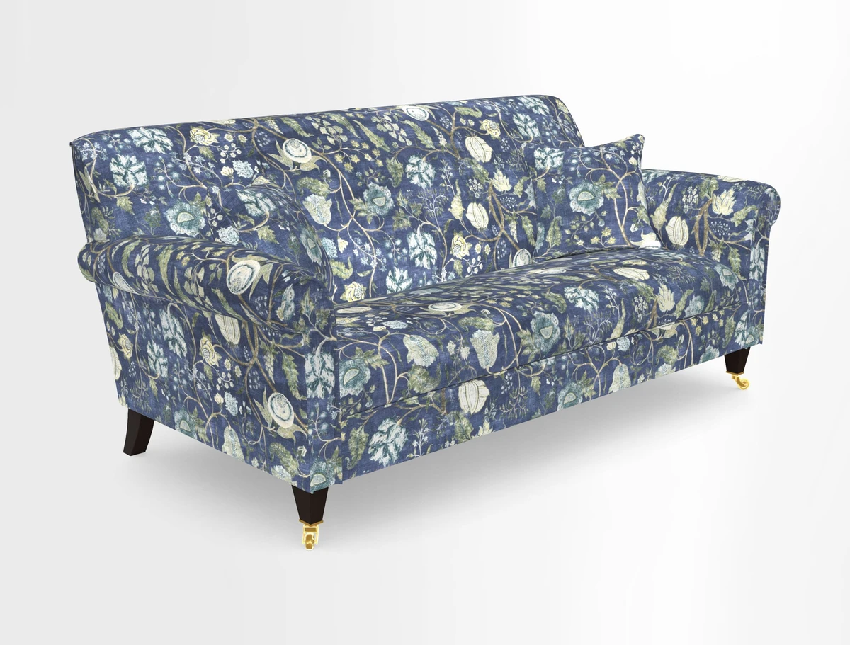 Petworth 3 Seater Sofa in Mulberry Flying Ducks