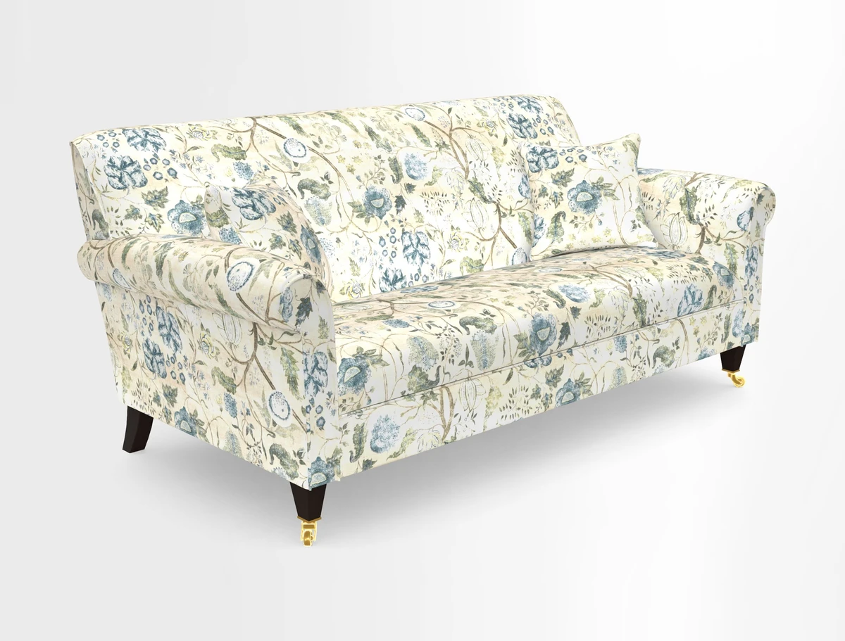 Petworth 3 Seater Sofa in Mulberry Flying Ducks