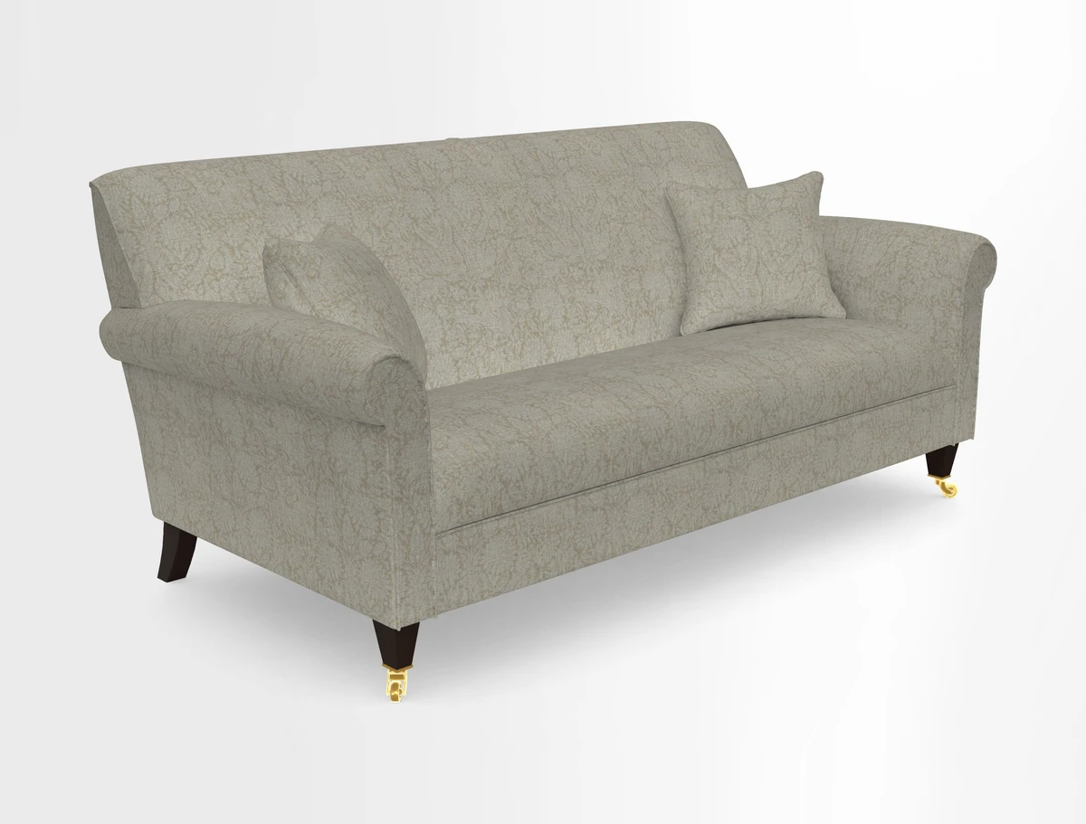Petworth 3 Seater Sofa in Mulberry Flying Ducks