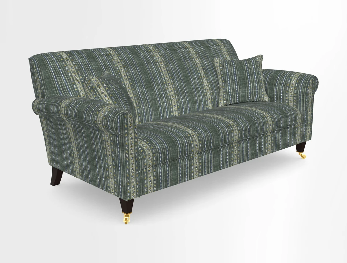 Petworth 3 Seater Sofa in Mulberry Flying Ducks