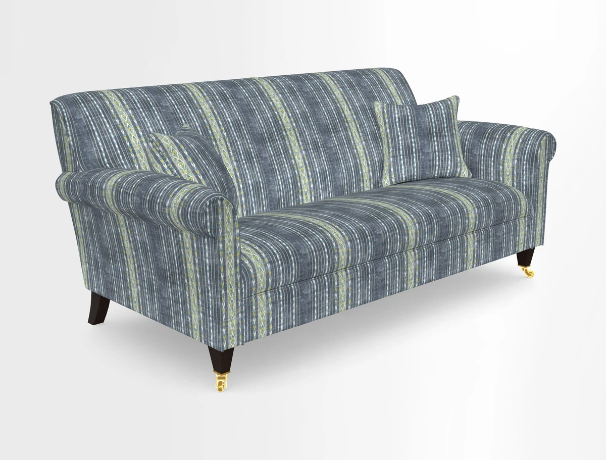 Petworth 3 Seater Sofa in Mulberry Flying Ducks