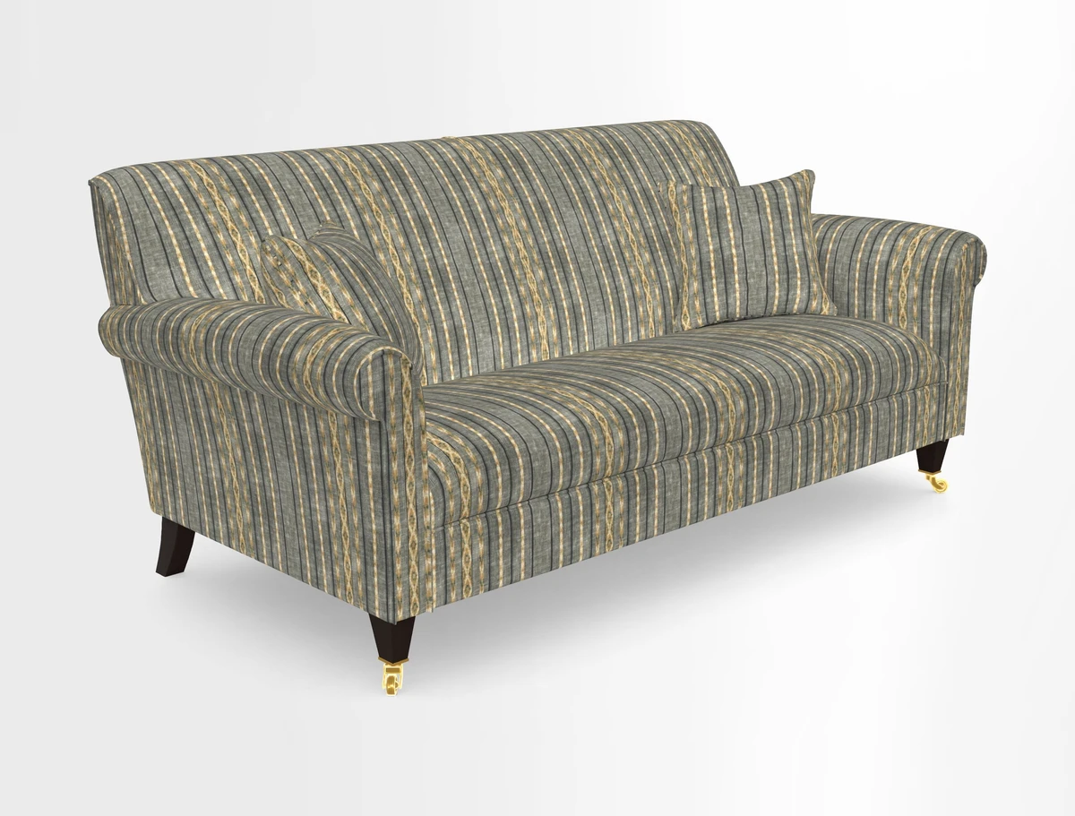 Petworth 3 Seater Sofa in Mulberry Flying Ducks