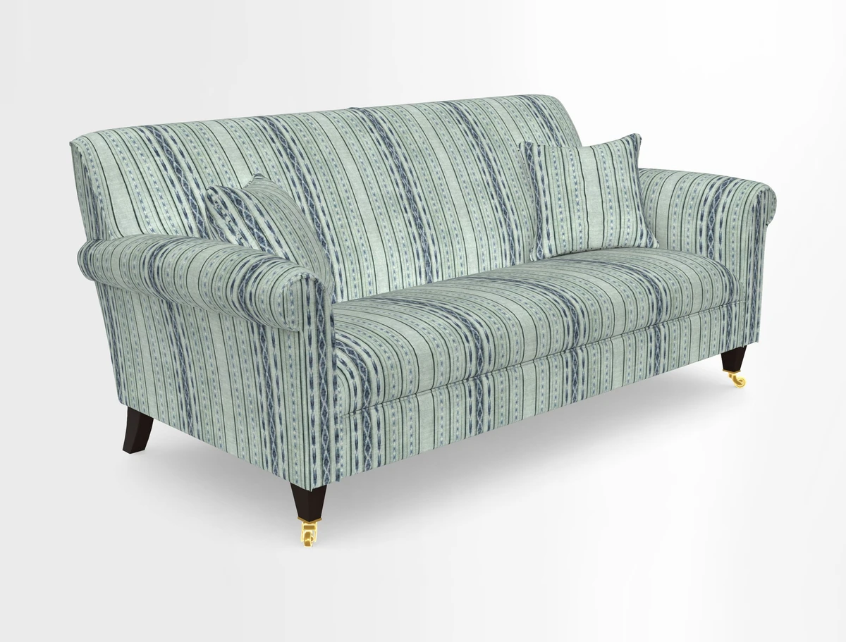 Petworth 3 Seater Sofa in Mulberry Flying Ducks