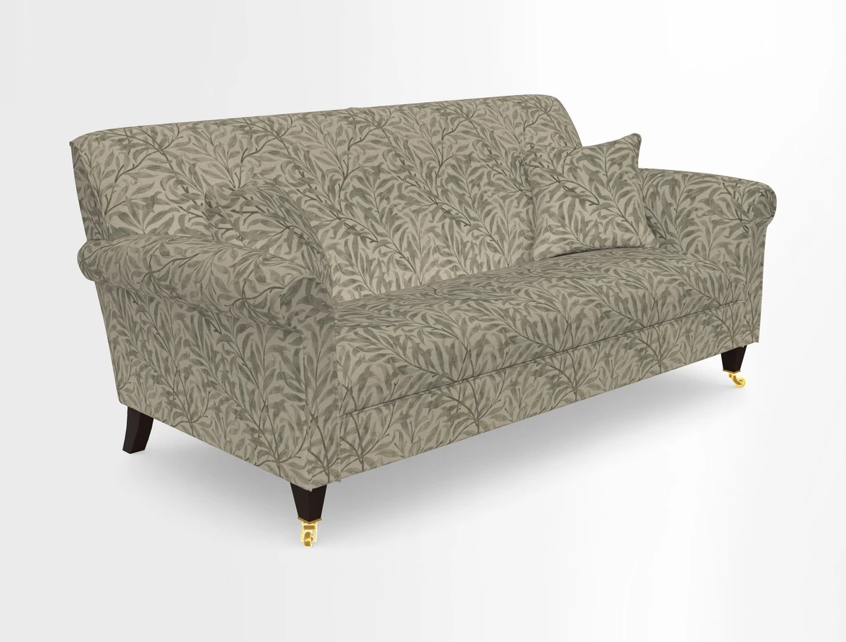 Petworth 3 Seater Sofa in Mulberry Flying Ducks