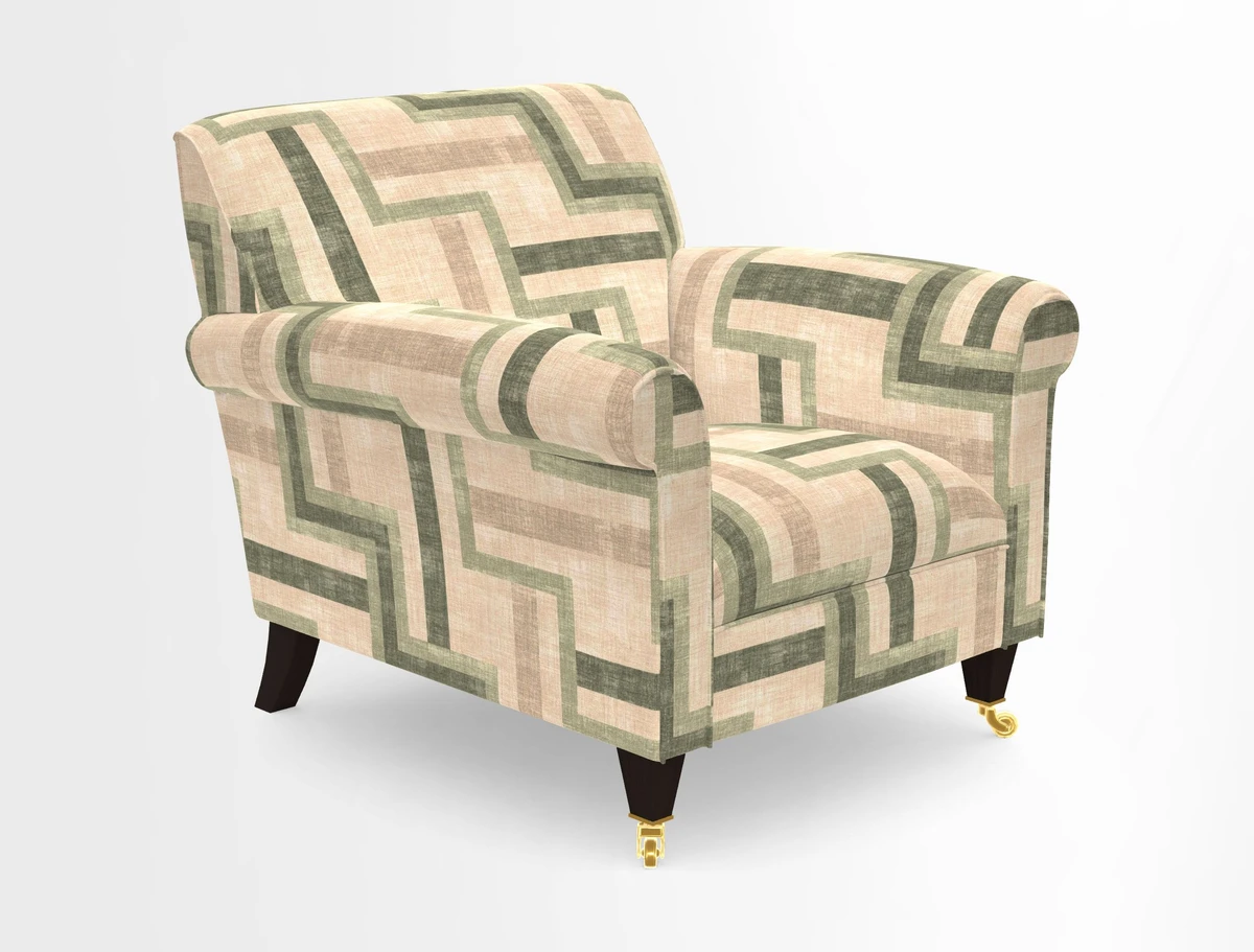 Petworth Chair in Two Tone Plain Biscuit
