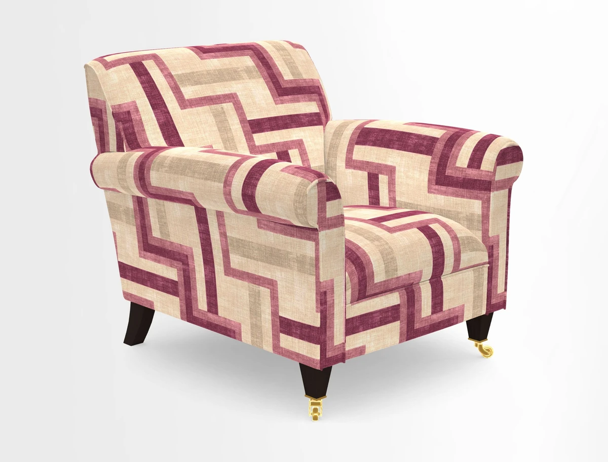 Petworth Chair in Two Tone Plain Biscuit