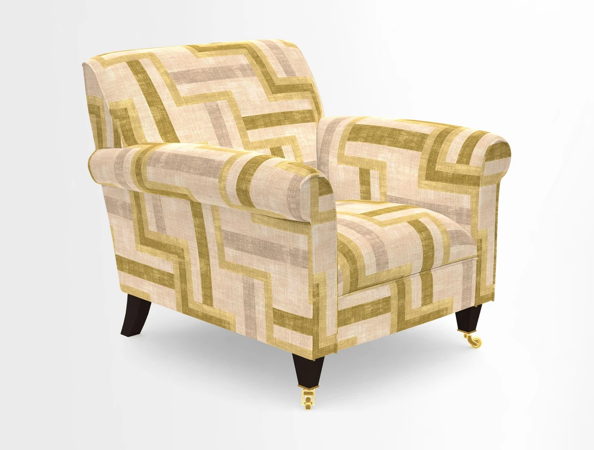 Petworth Chair in Two Tone Plain Biscuit