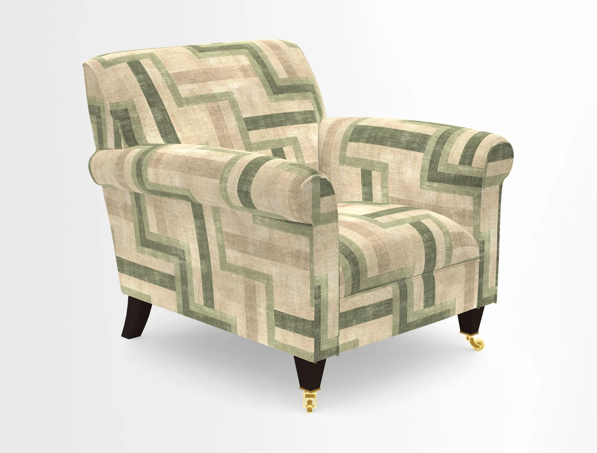 Petworth Chair in Two Tone Plain Biscuit