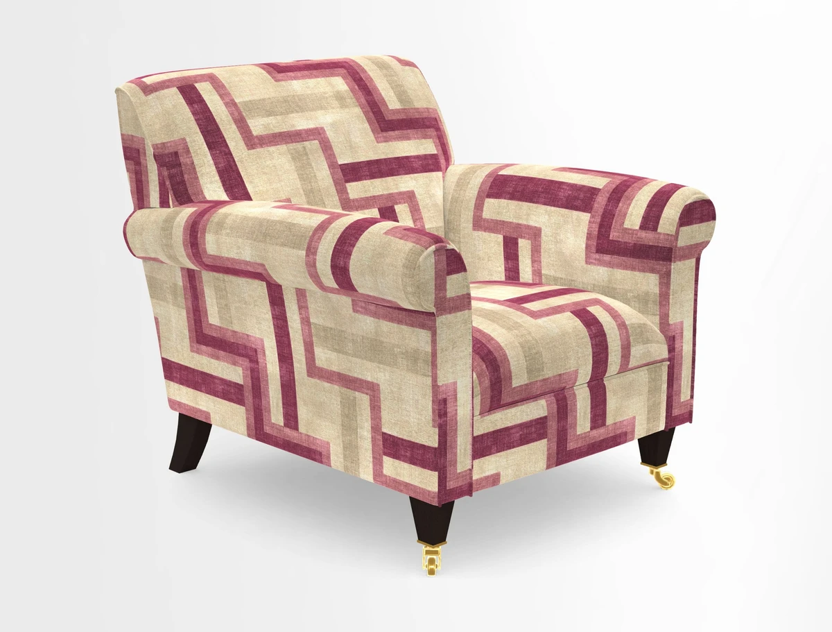 Petworth Chair in Two Tone Plain Biscuit