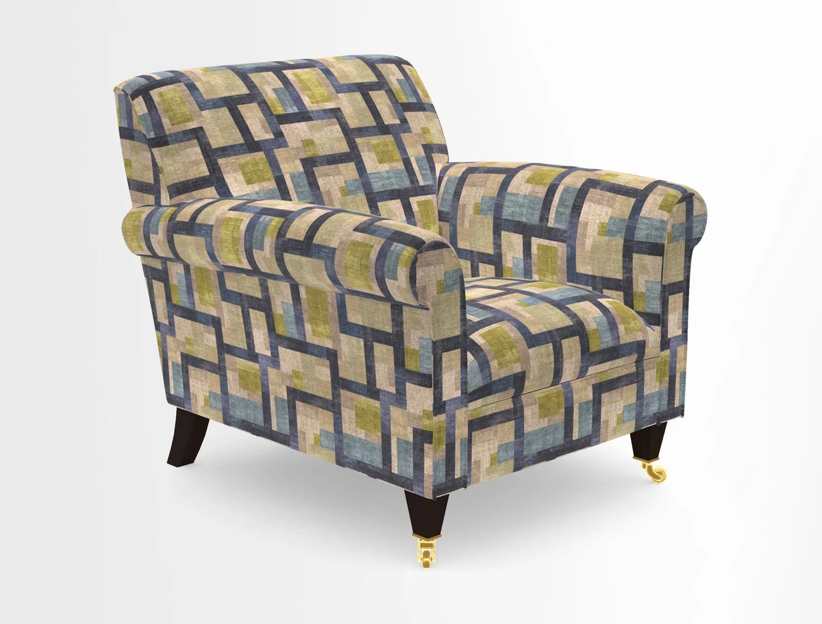 Petworth Chair in Two Tone Plain Biscuit