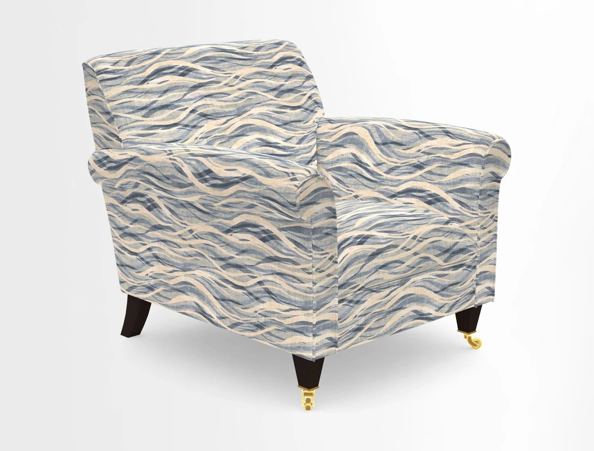 Petworth Chair in Two Tone Plain Biscuit