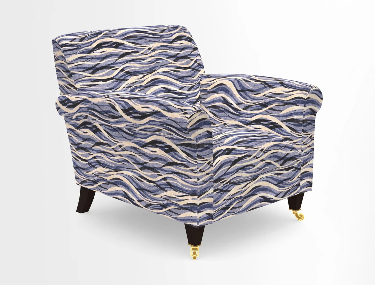 Petworth Chair in Two Tone Plain Biscuit