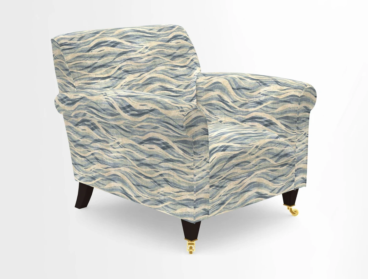 Petworth Chair in Two Tone Plain Biscuit