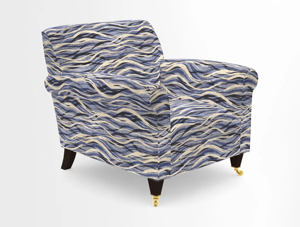Petworth Chair in Two Tone Plain Biscuit