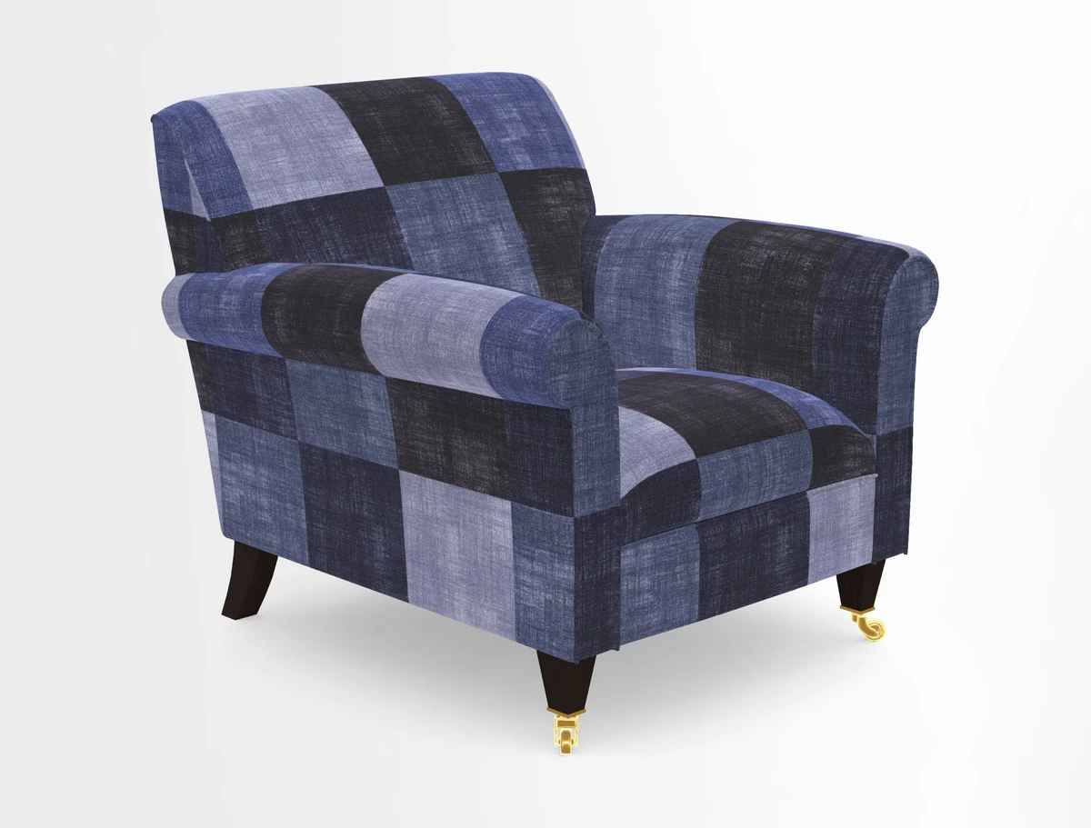 Petworth Chair in Two Tone Plain Biscuit