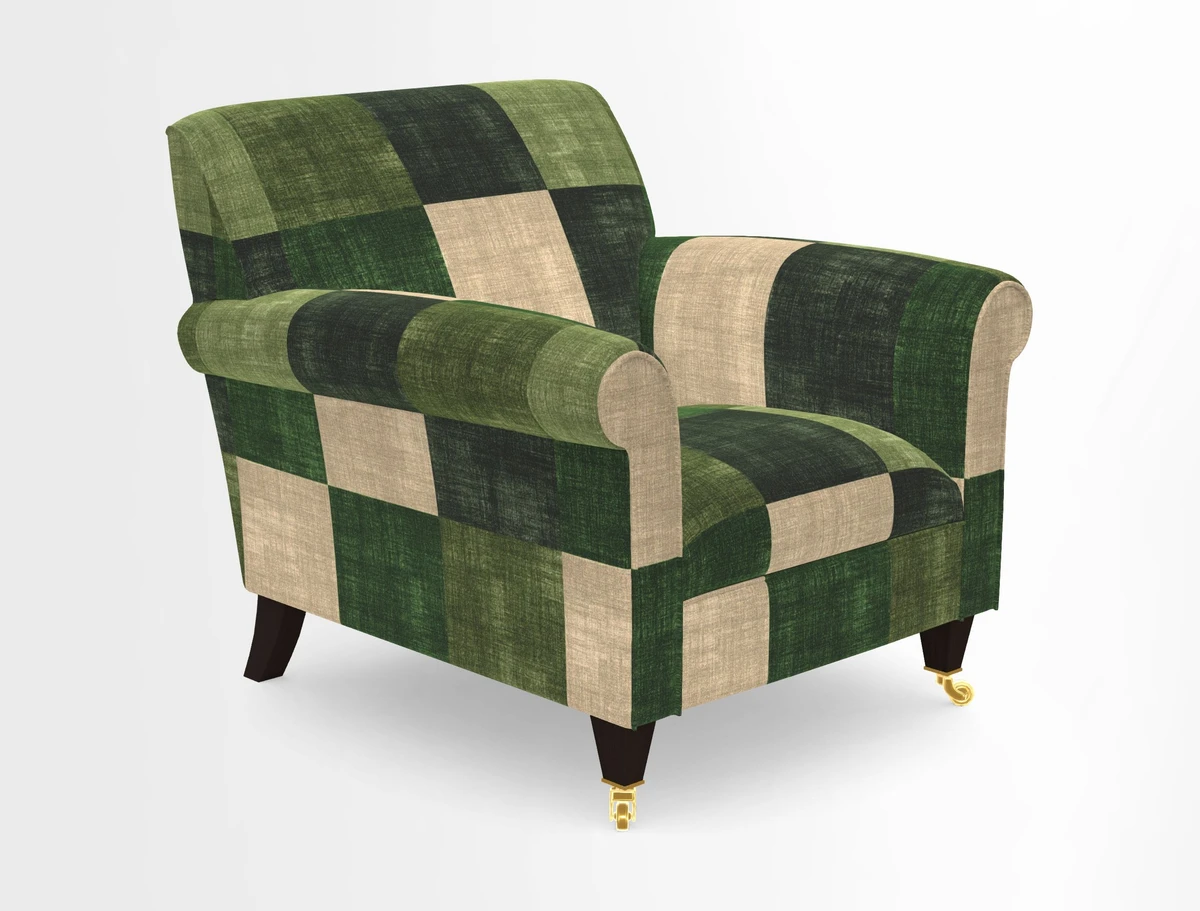 Petworth Chair in Two Tone Plain Biscuit