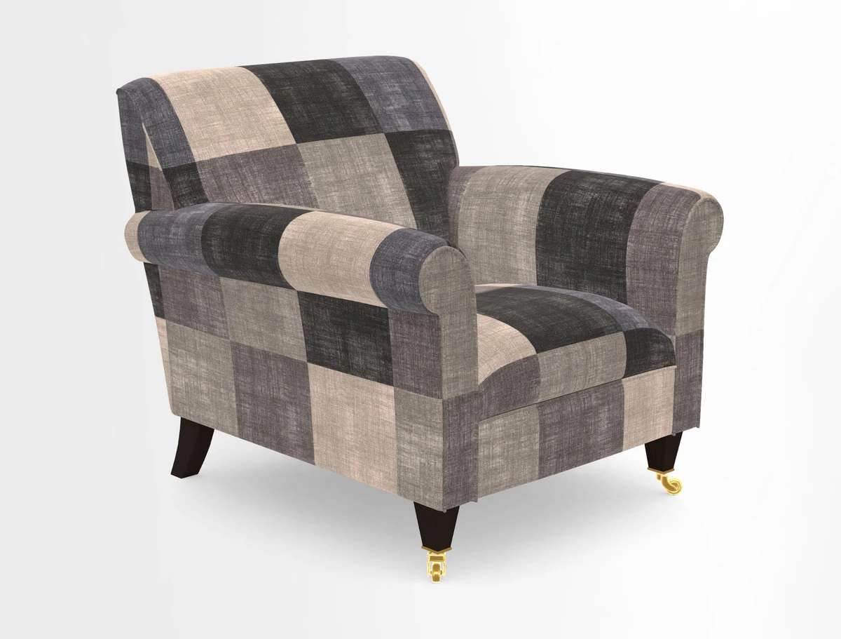 Petworth Chair in Two Tone Plain Biscuit