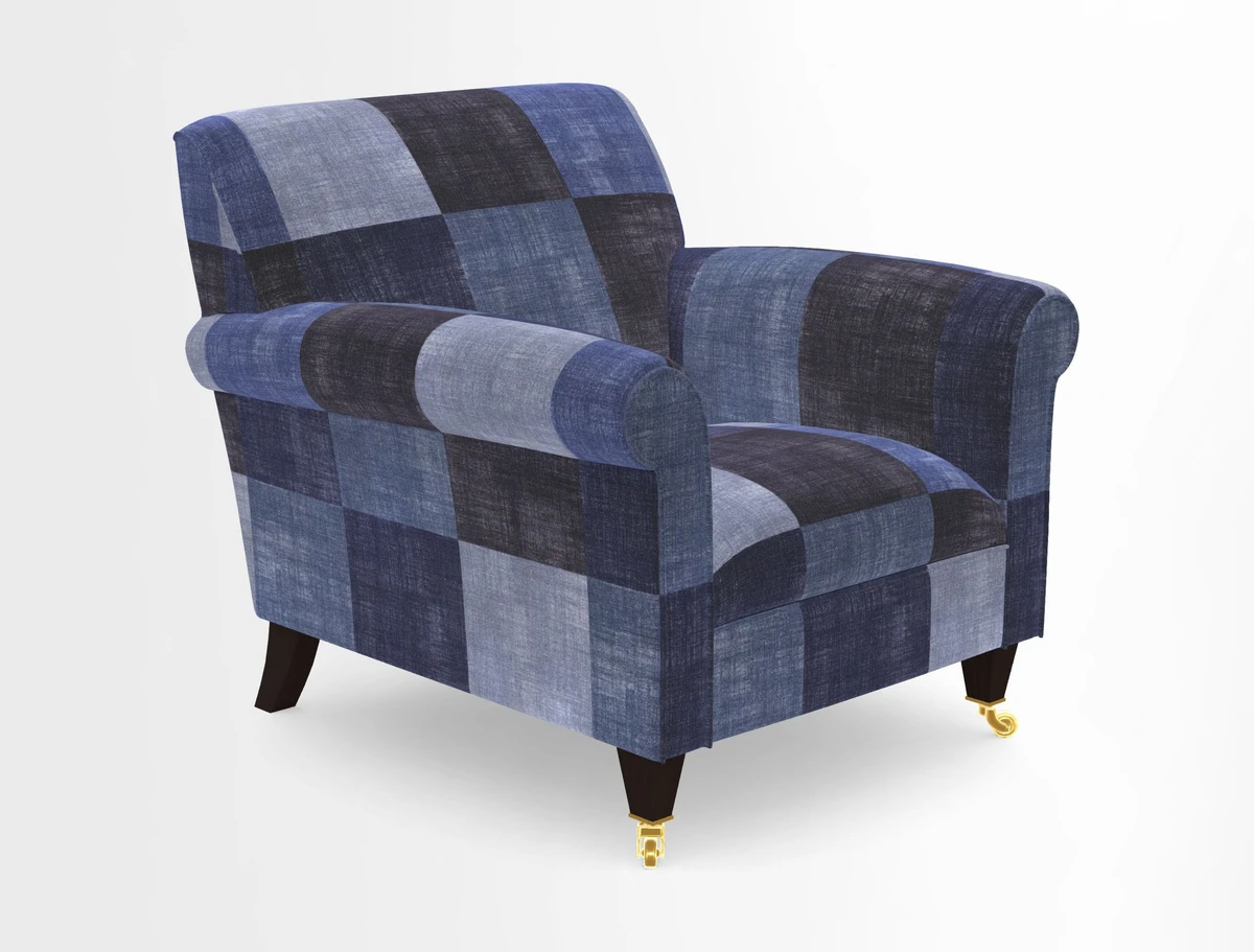 Petworth Chair in Two Tone Plain Biscuit