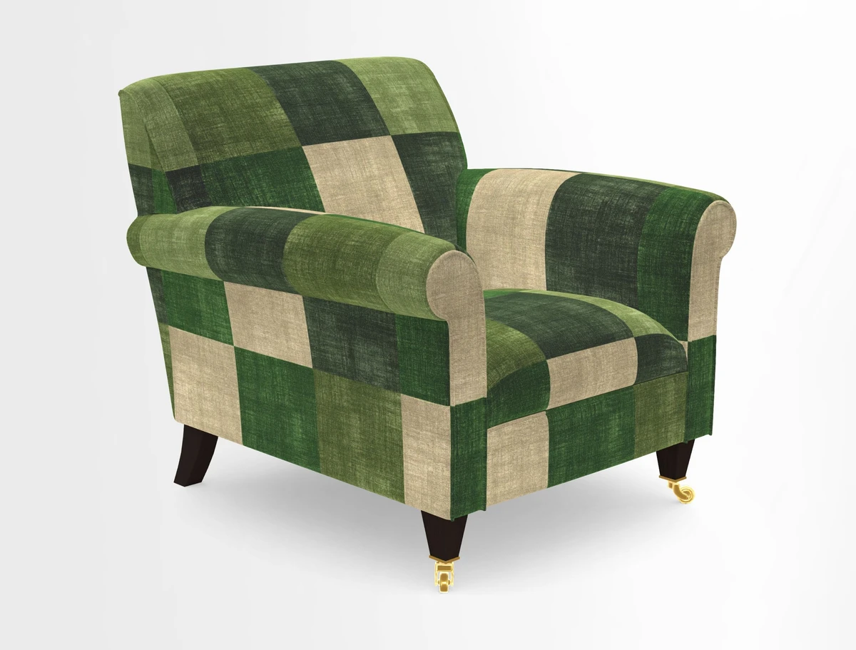 Petworth Chair in Two Tone Plain Biscuit