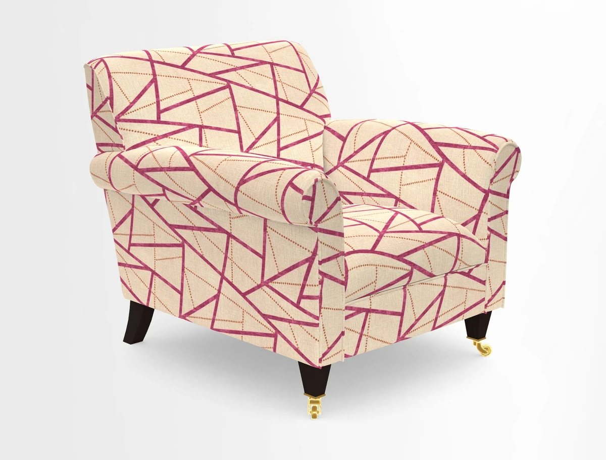 Petworth Chair in Two Tone Plain Biscuit