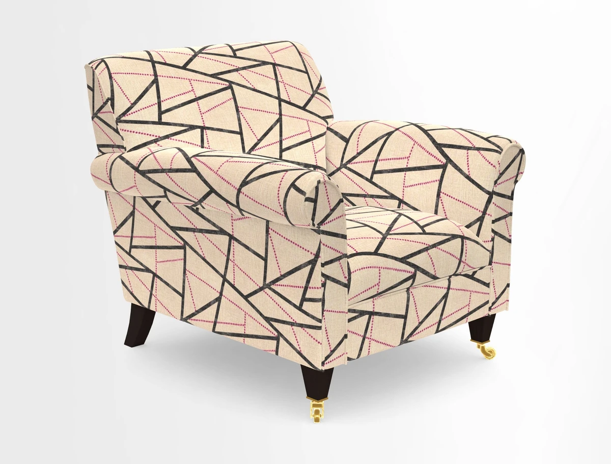Petworth Chair in Two Tone Plain Biscuit