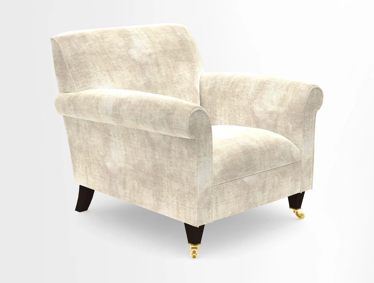 Petworth Chair in Two Tone Plain Biscuit