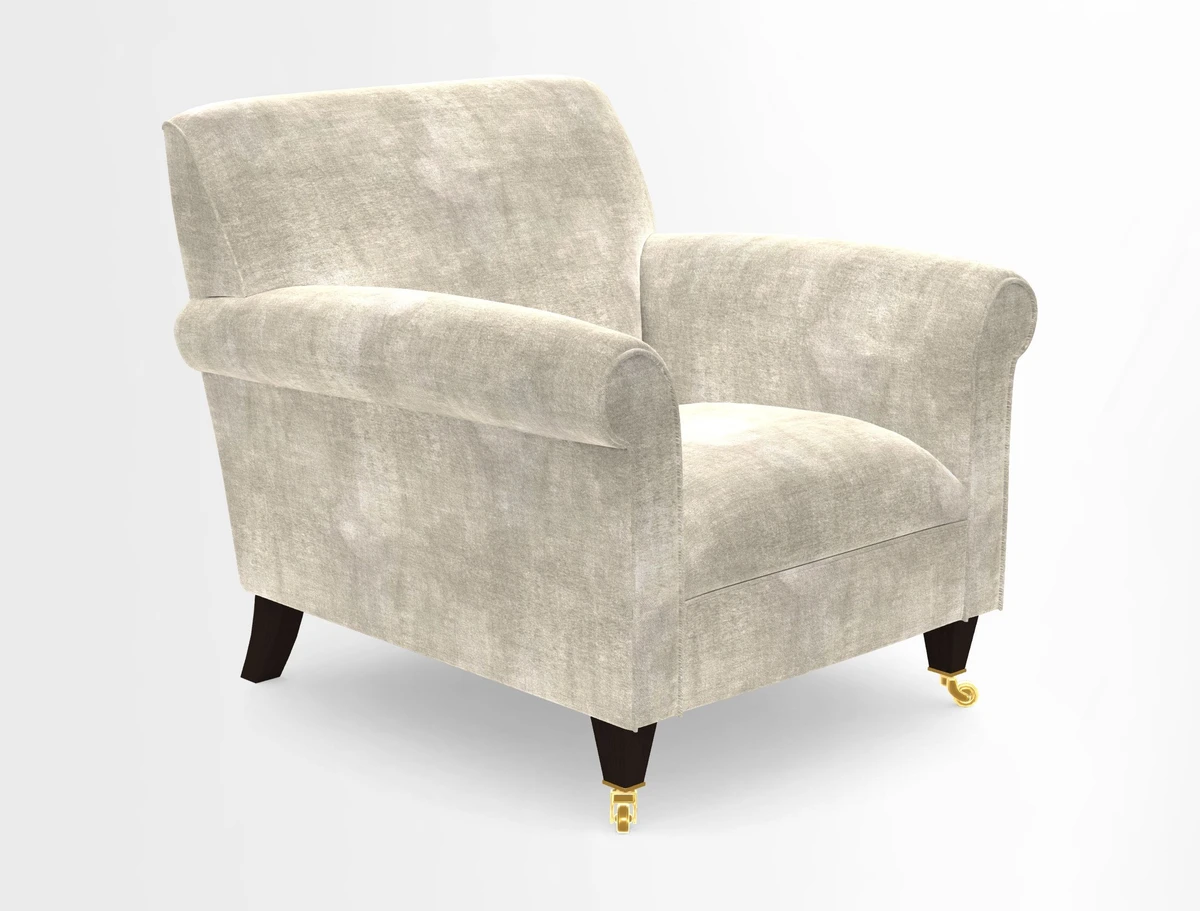Petworth Chair in Two Tone Plain Biscuit