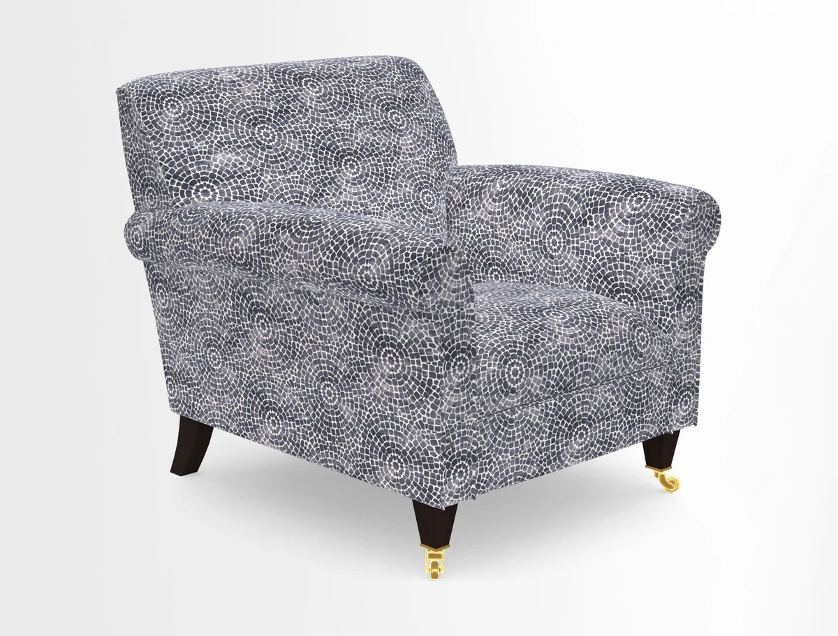 Petworth Chair in Two Tone Plain Biscuit