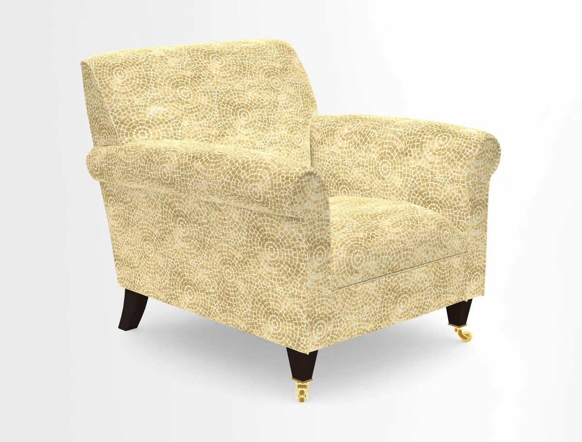 Petworth Chair in Two Tone Plain Biscuit