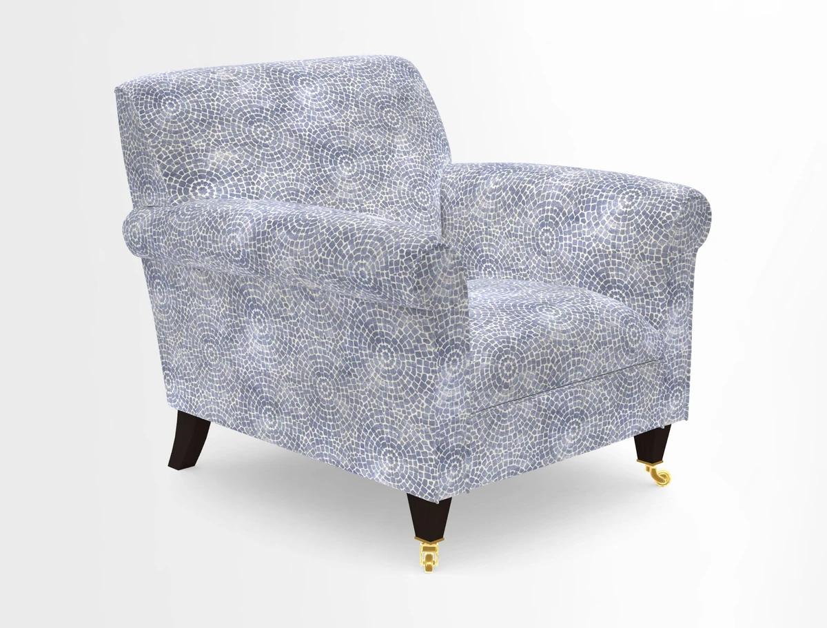 Petworth Chair in Two Tone Plain Biscuit