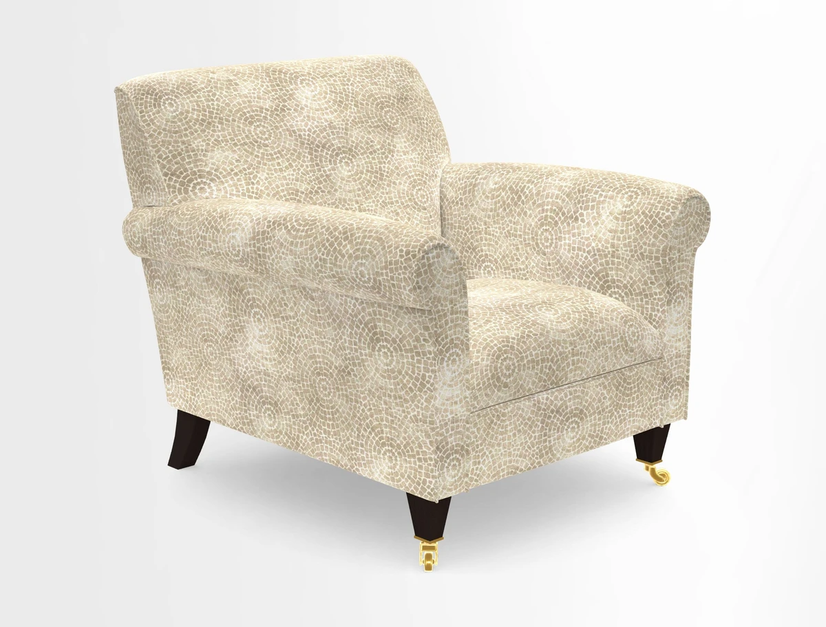 Petworth Chair in Two Tone Plain Biscuit