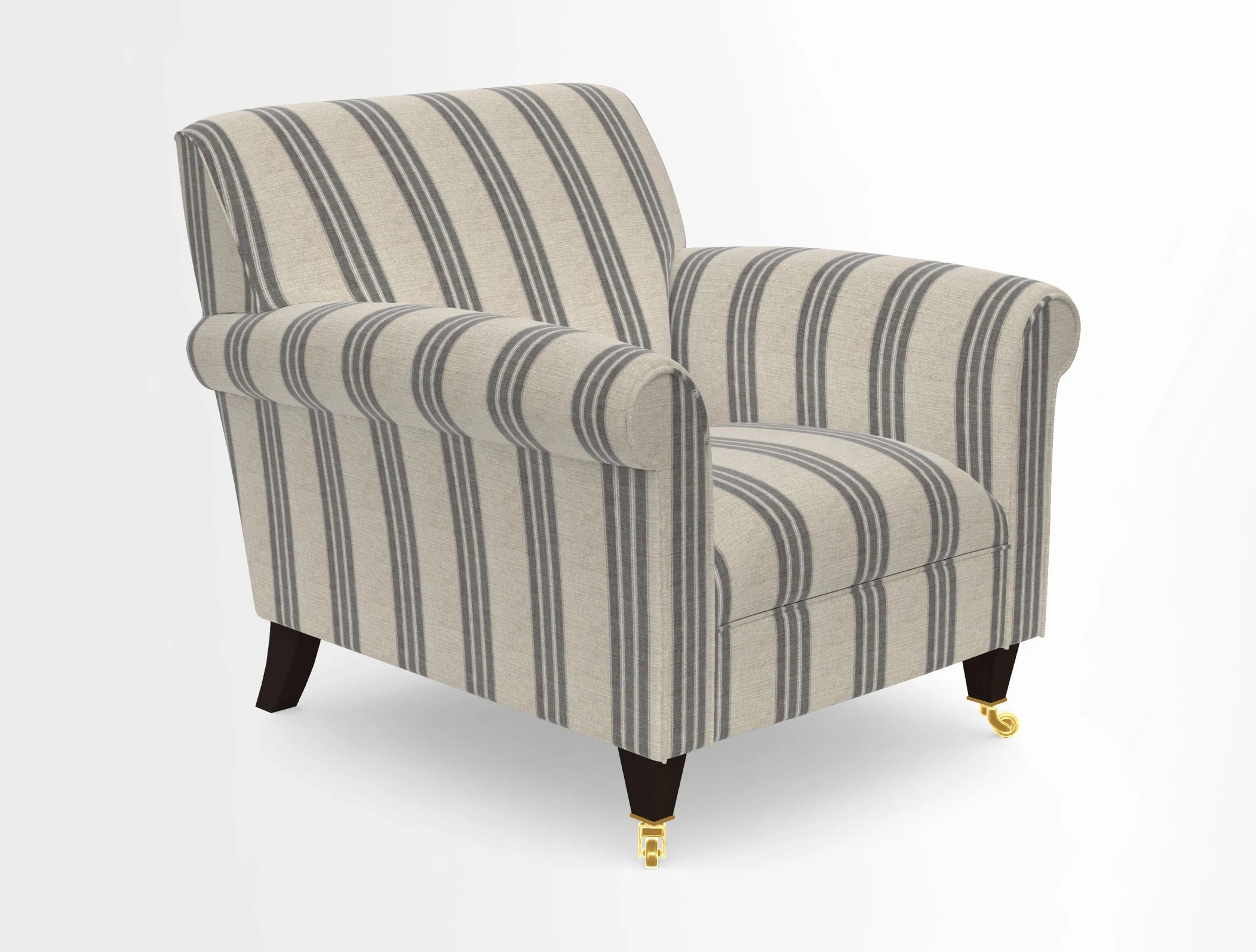 Petworth Chair in Two Tone Plain Biscuit