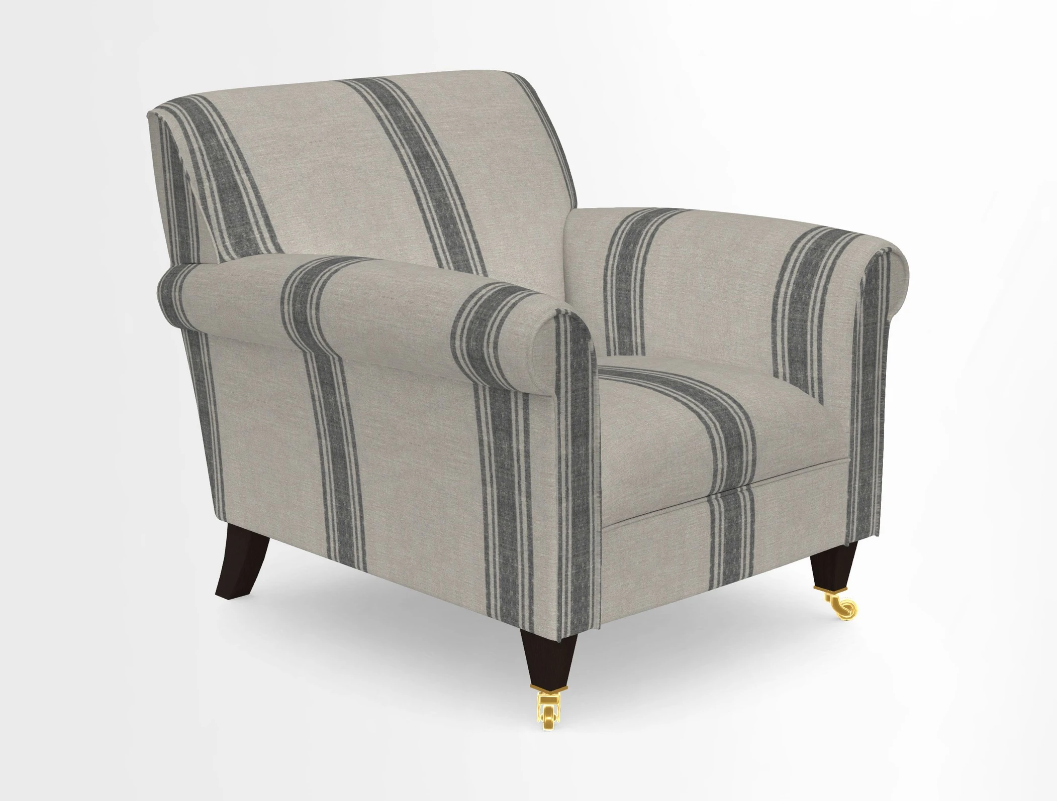 Petworth Chair in Two Tone Plain Biscuit