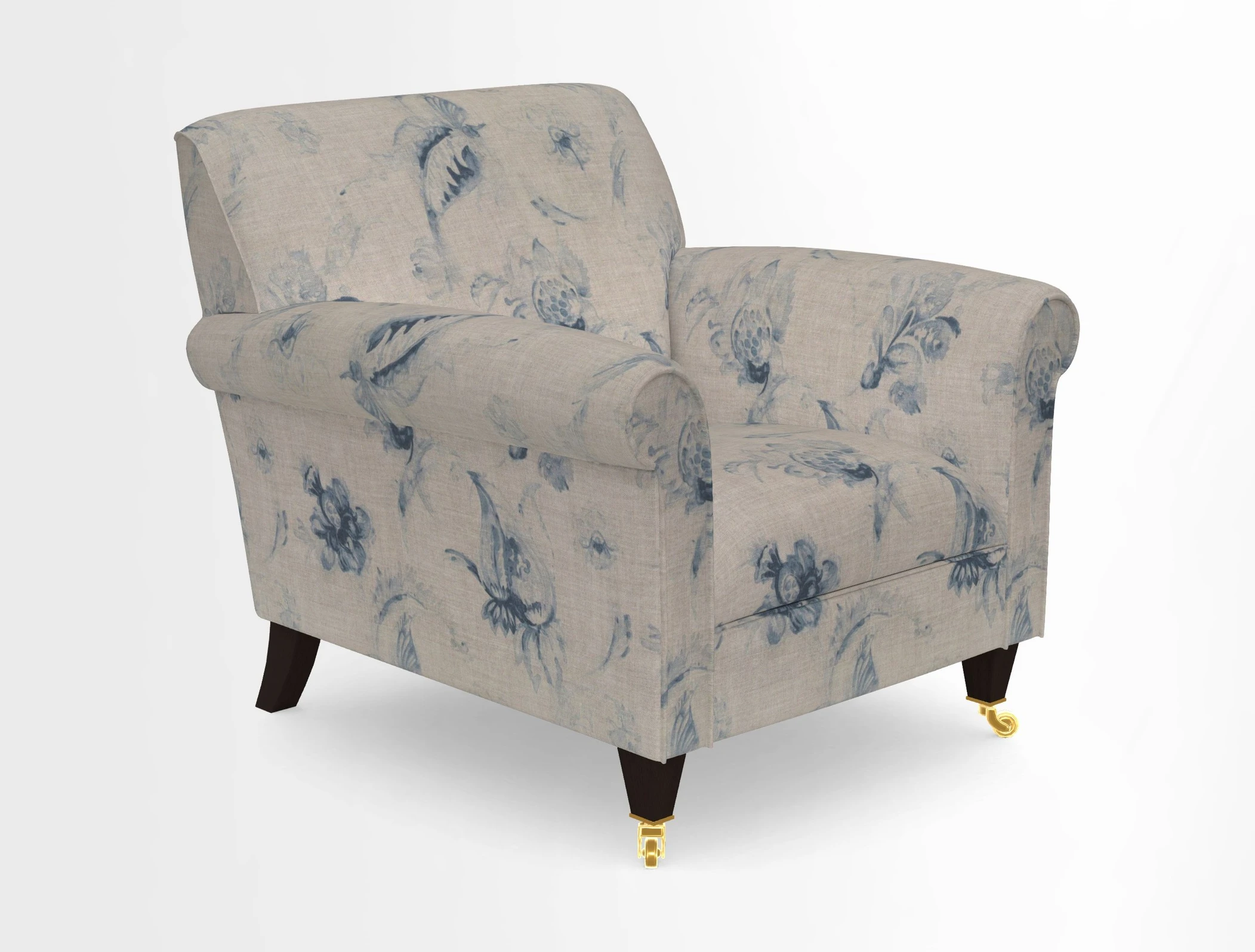 Petworth Chair in Two Tone Plain Biscuit